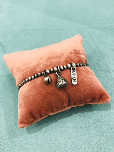 Silver Oxidise Bracelet